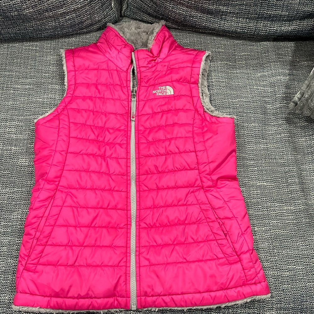 Girls North Face Reversible Vest